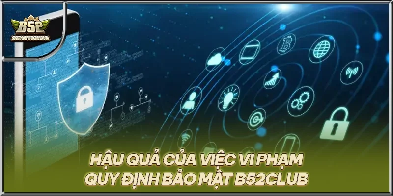 Hậu quả của việc vi phạm quy định bảo mật B52CLUB